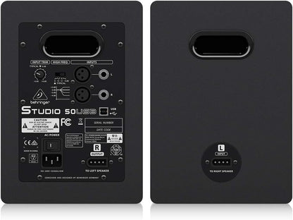 Behringer STUDIO50USB Studio Monitors - 150W Bi-Amped, USB Input