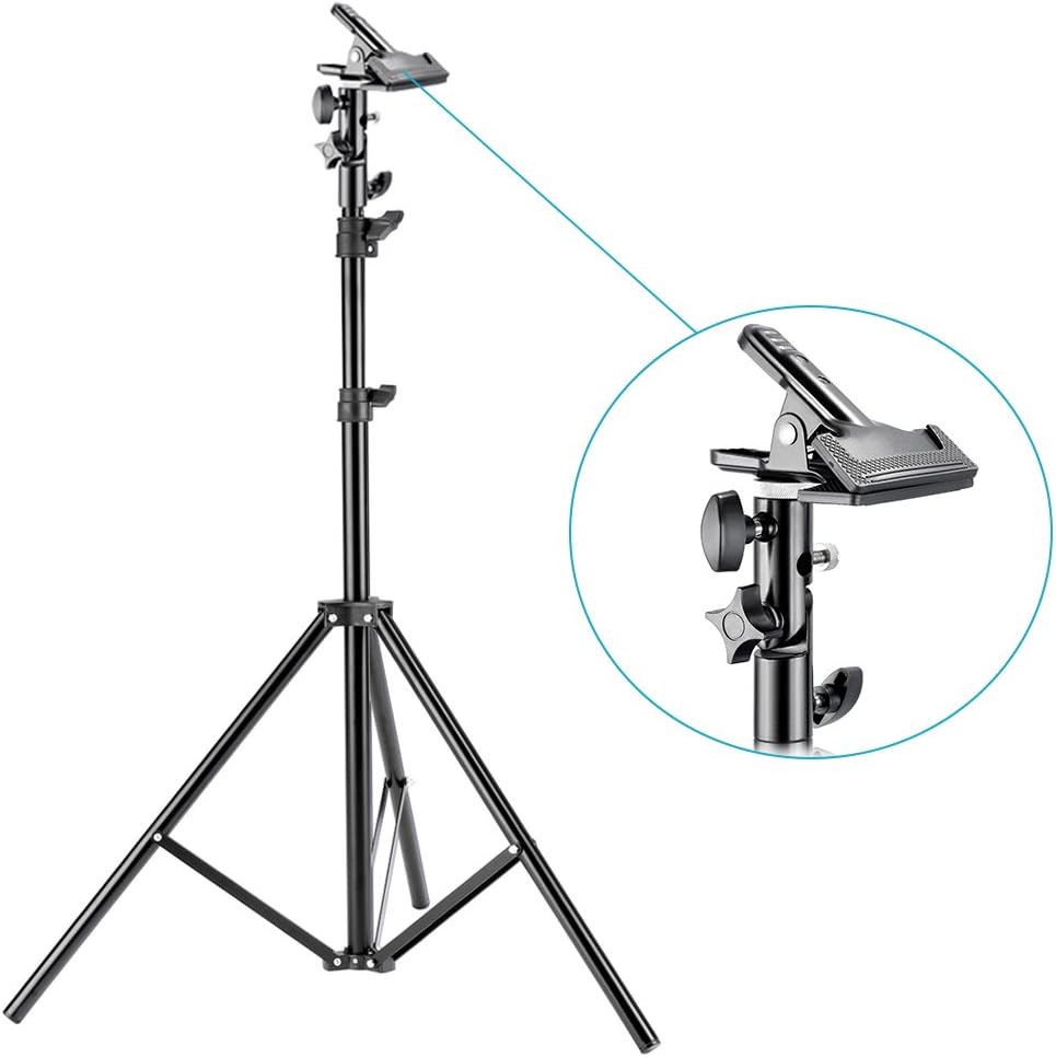 Neewer 90091376 6ft Photography Light Stand with Reflector Clamp