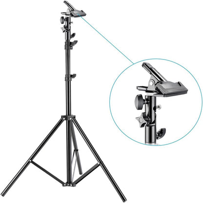 Neewer 90091376 6ft Photography Light Stand with Reflector Clamp