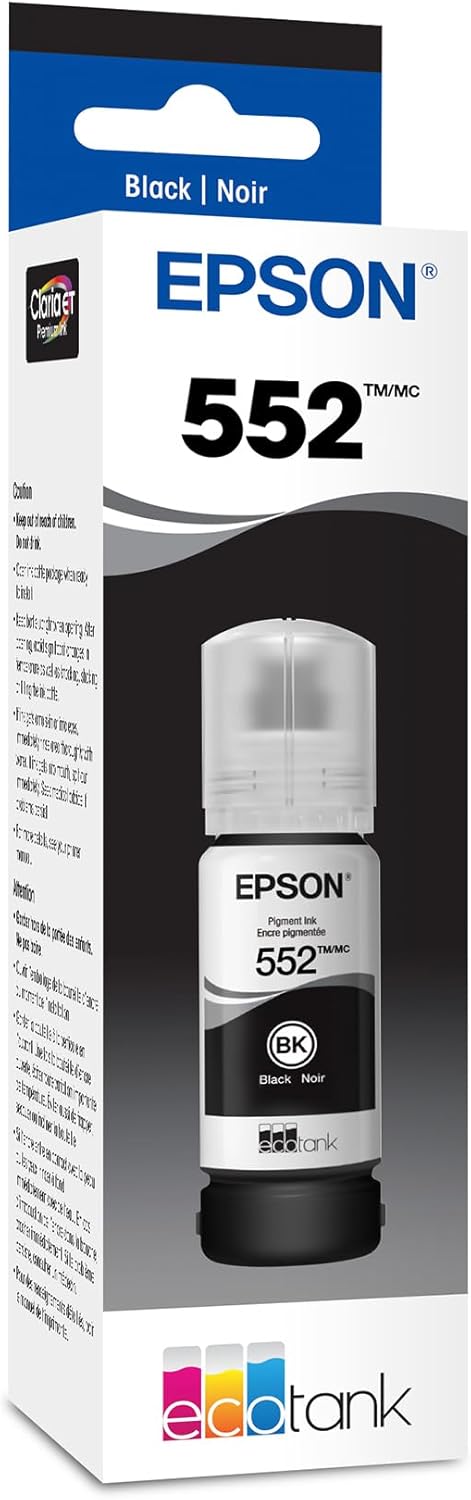 Epson T552020-S 552 EcoTank Black Ink Bottle