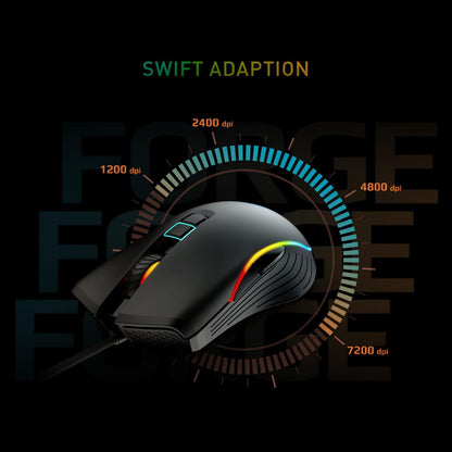 MSI Forge GK300 Combo Blue Gaming Keyboard Mouse