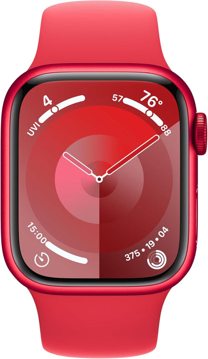 Apple MRY63LL/A Watch Series 9 GPS + Cellular (PRODUCT)RED (Renewed)