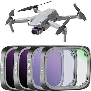 Neewer 10100930 Mavic Air 2S Filter Kit - ND1000, ND2000, NV, UV