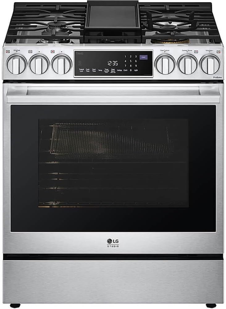 LG LSGS6338F 6.3 Cu. Ft. Gas True Convection Range — main product image