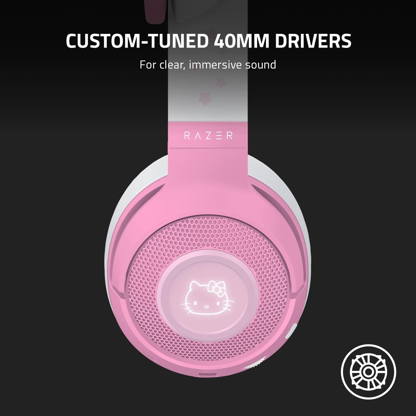 Razer Kraken BT Headset Hello Kitty Edition Low Latency