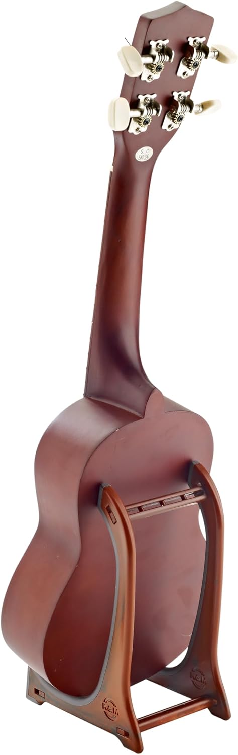 K&M 15550 Violin/Mandolin/Ukulele Display Stand - Redwood