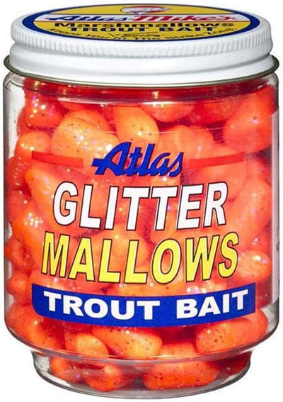 Atlas 32033 Mike's Glitter Mallows Fishing Bait