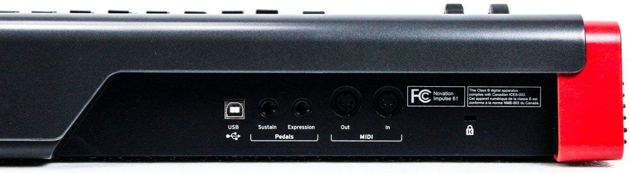 Novation AMS-IMPULSE-61 Impulse 61-Key MIDI Controller Keyboard