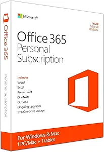 Microsoft Office 365 Personal 1 Year Subscription