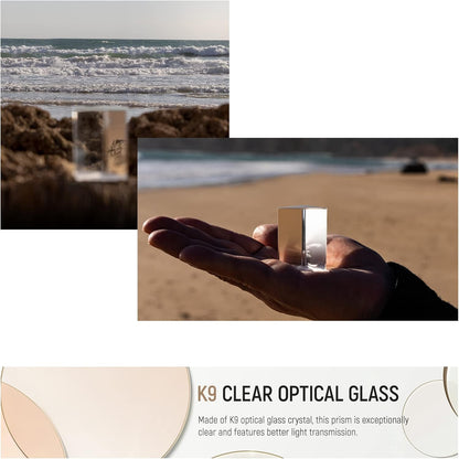 Neewer Triangular Prism 2.4" K9 Crystal Photography