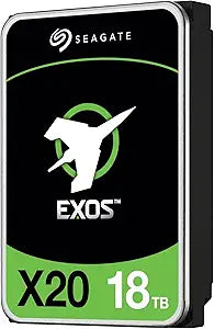 Seagate ST18000NM000D EXOS X20 18TB SAS HDD — main product image