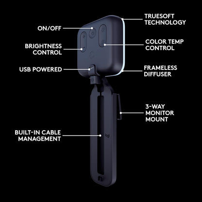 Logitech 946-000001-cr Litra Glow Streaming Light - Renewed