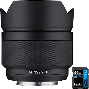 Rokinon E10ROIO12AFFX 12mm F2.0 AF Fujifilm Lens Kit