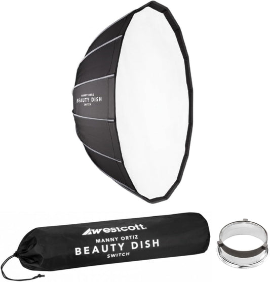 Westcott 36-Inch Beauty Dish Switch Kit White