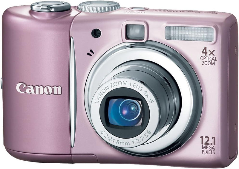 Canon A1100IS Pink 12.1MP Digital Camera — main product image