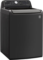 LG DLEX3900B 7.3 cu. ft. Electric Dryer: Steam, Black Steel