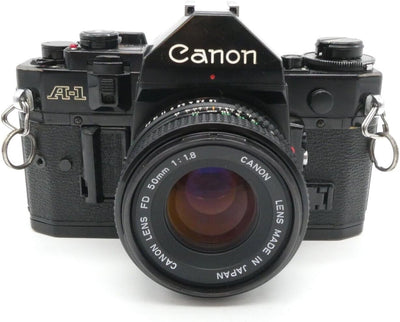 Canon A-1 A1 35MM SLR Film Camera 50mm Lens Renewed