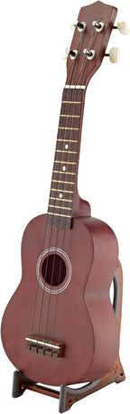 K&M 15550 Violin/Mandolin/Ukulele Display Stand - Redwood
