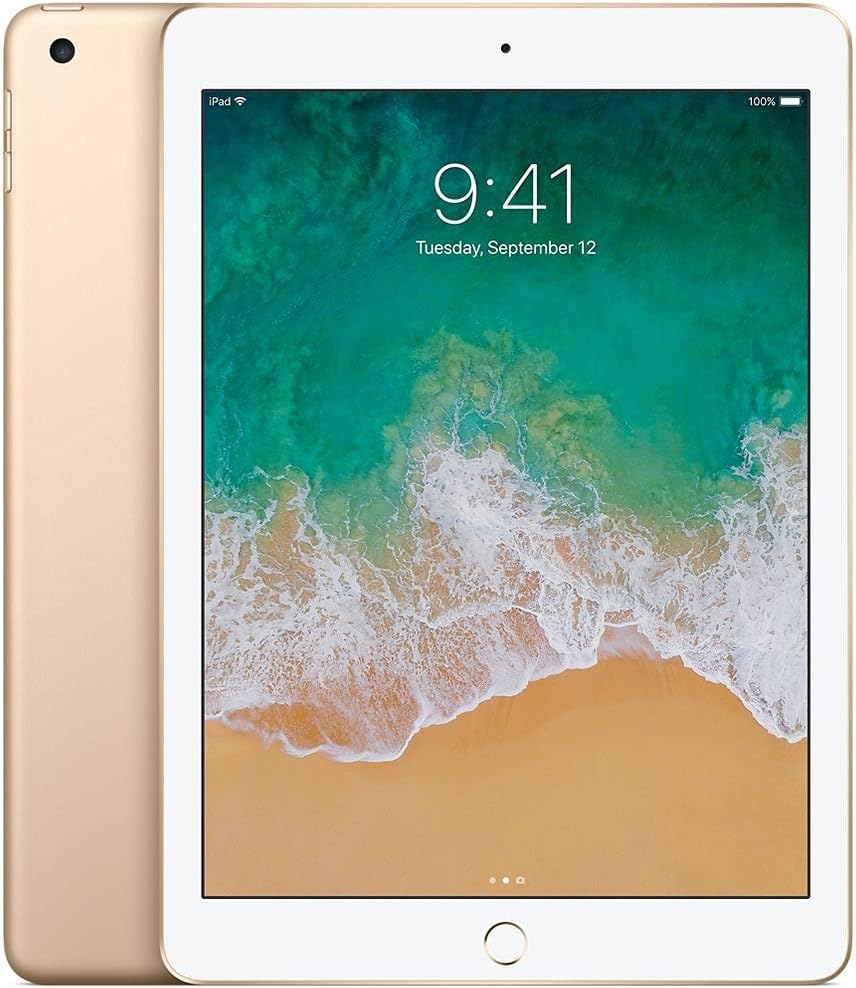 Apple iPad 5th Gen - 9.7" Gold, 128GB, WiFi (Refurbished)