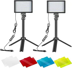 Neewer 10096461 Dimmable 5600K USB LED Video Light Kit