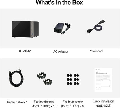 QNAP TS-AI642 6-Bay AI-Powered NAS (Diskless)