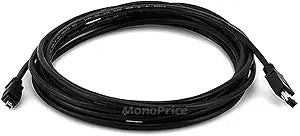 Monoprice 100041 15ft FireWire 6P-4P iLink Cable