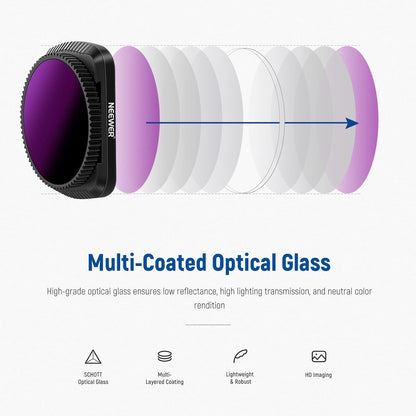 Neewer 10094771 Magnetic ND/PL Filter Kit DJI Osmo Pocket