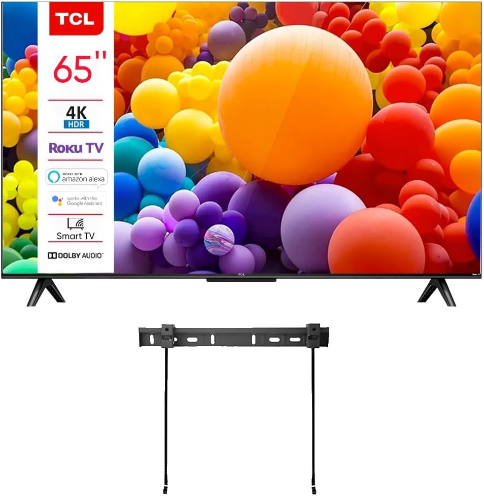 TCL 65S4 65-Inch 4K UHD HDR Smart R0ku TV (Renewed)