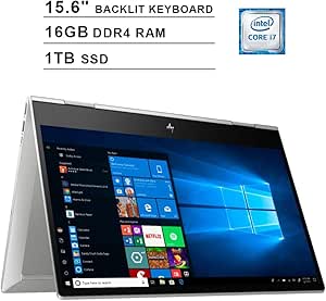 HP Envy X360 i7-10510U 16GB 1TB SSD 15.6" Touchscreen Laptop