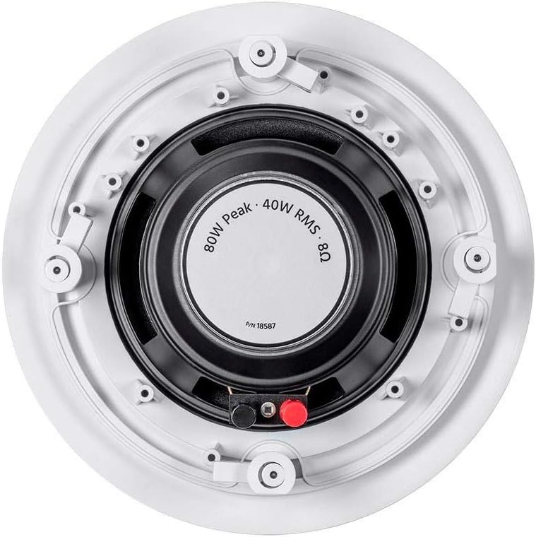 Monoprice 118587 Aria 6.5 Inch 2-Way Ceiling Speakers Pair
