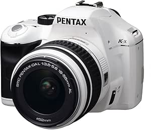 Pentax K-x White Kit - 12.4MP DSLR 18-55mm Lens