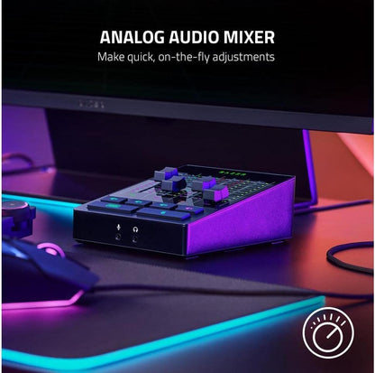 Razer Audio Mixer 4-Channel Streaming Broadcast Console