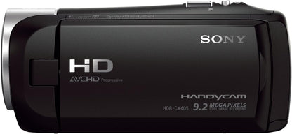 Sony HDRCX405/B Full HD Camcorder, 30x Zoom (Renewed)