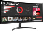 LG 34WR50QC-B.ATR 34-Inch UltraWide Curved Gaming Monitor
