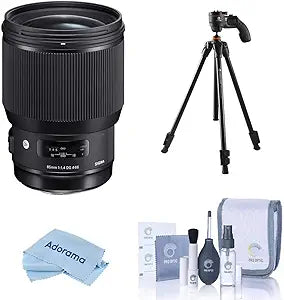 Sigma 85mm f/1.4 DG HSM Art Lens Nikon Bundle