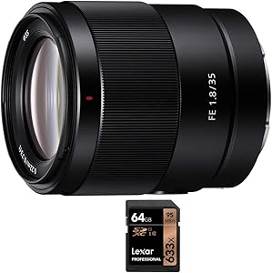 Sony E10SNSEL35F18F FE 35mm F1.8 Prime Lens