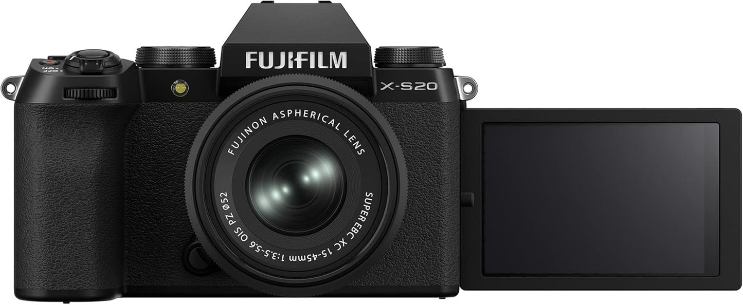 Fujifilm 16781943 X-S20 Mirrorless Camera with XC15-45mm Lens