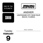 Sony Jeopardy! 2016 Daily Trivia Calendar