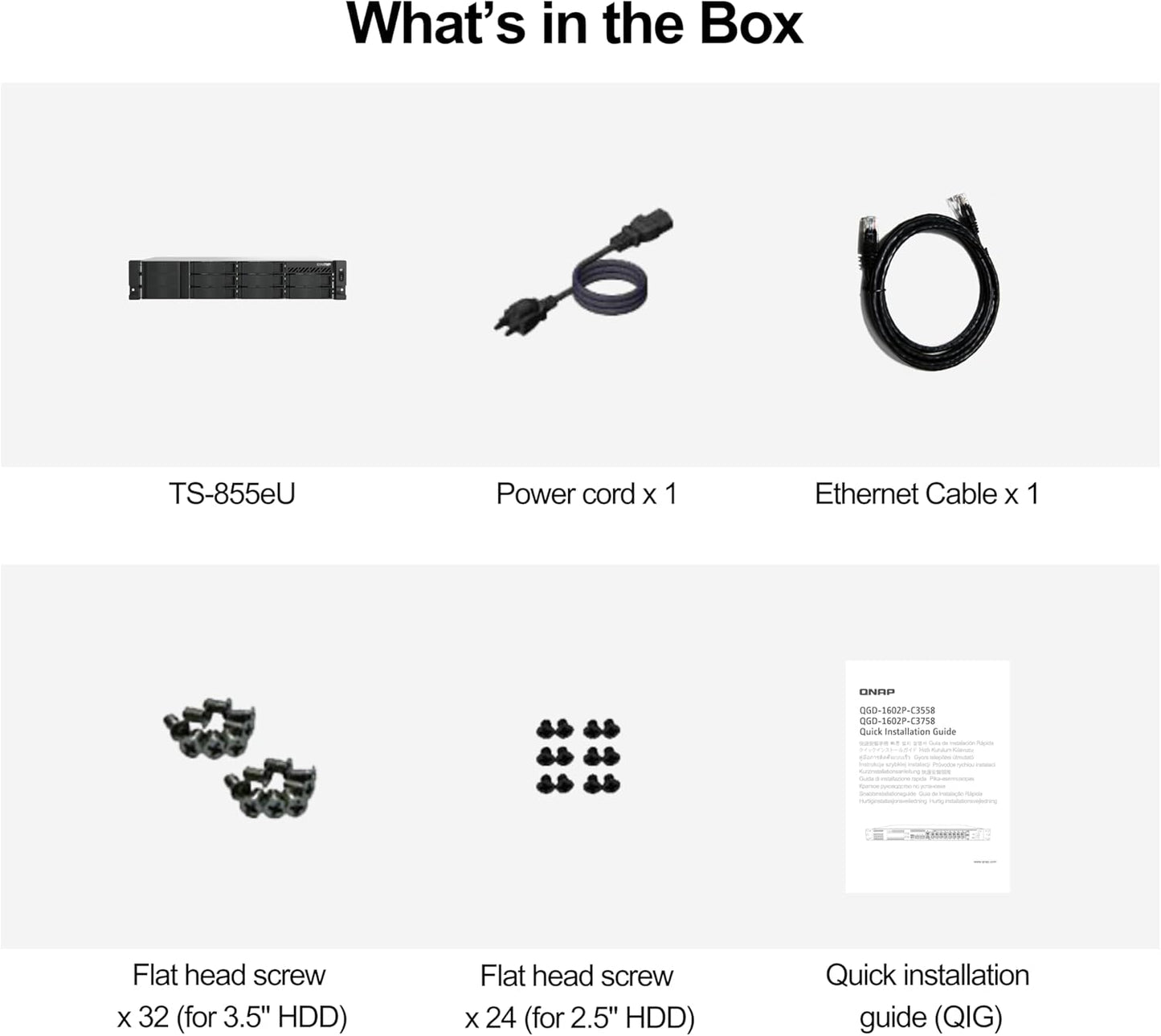 QNAP TS-855eU-8G-US 8-Bay 2U Rackmount NAS