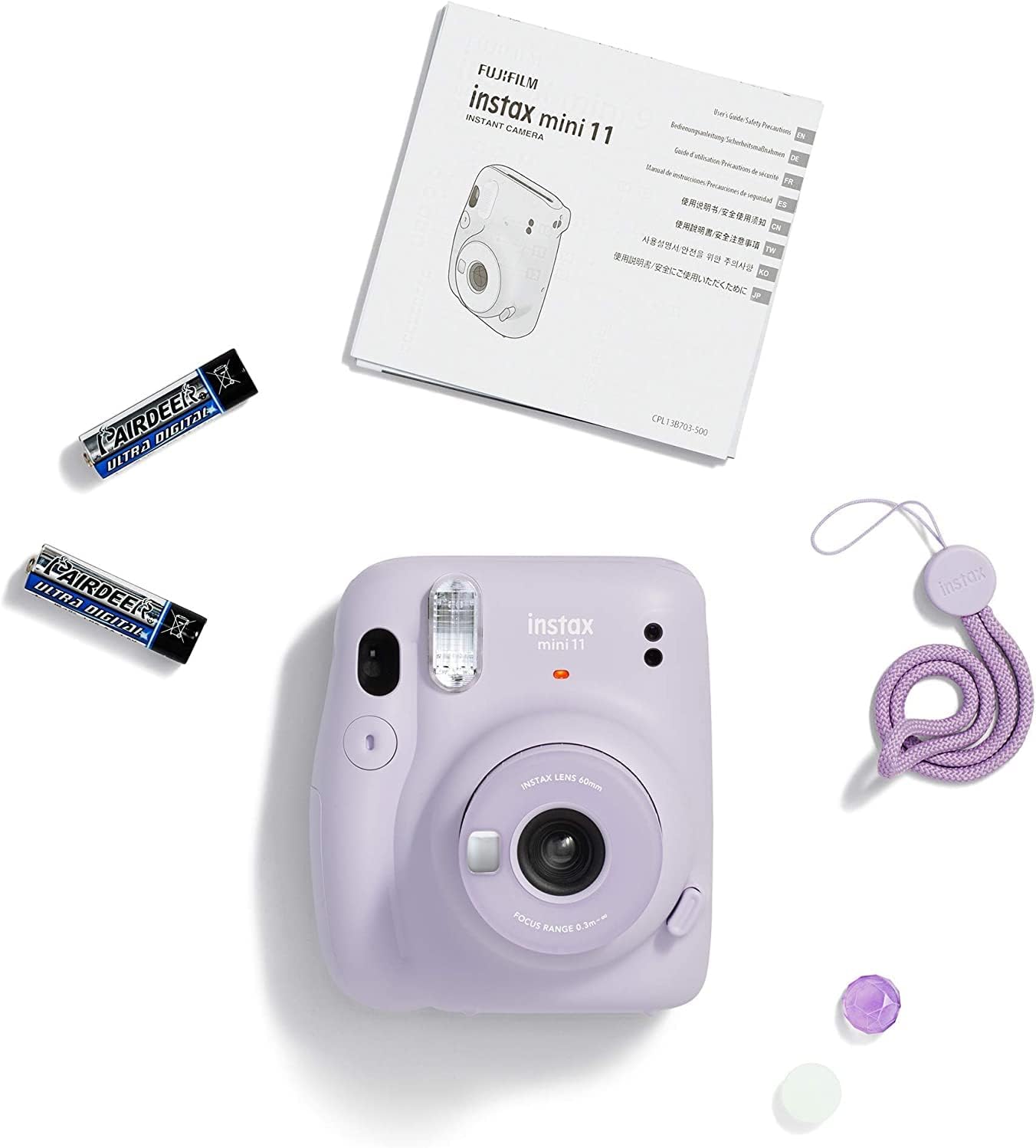 Fujifilm 16654803 Instax Mini 11: Instant Film Camera - Lilac Purple (Renewed)