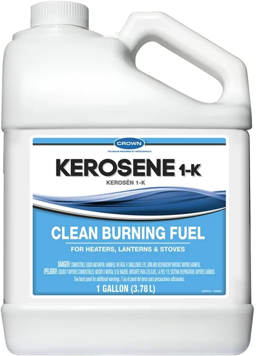 Crown K-1 Grade Kerosene, 1 Gallon Clean Burning Fuel