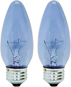 GE 48713-2 60-Watt Reveal Blunt Tip Ceiling Fan Bulbs — main product image