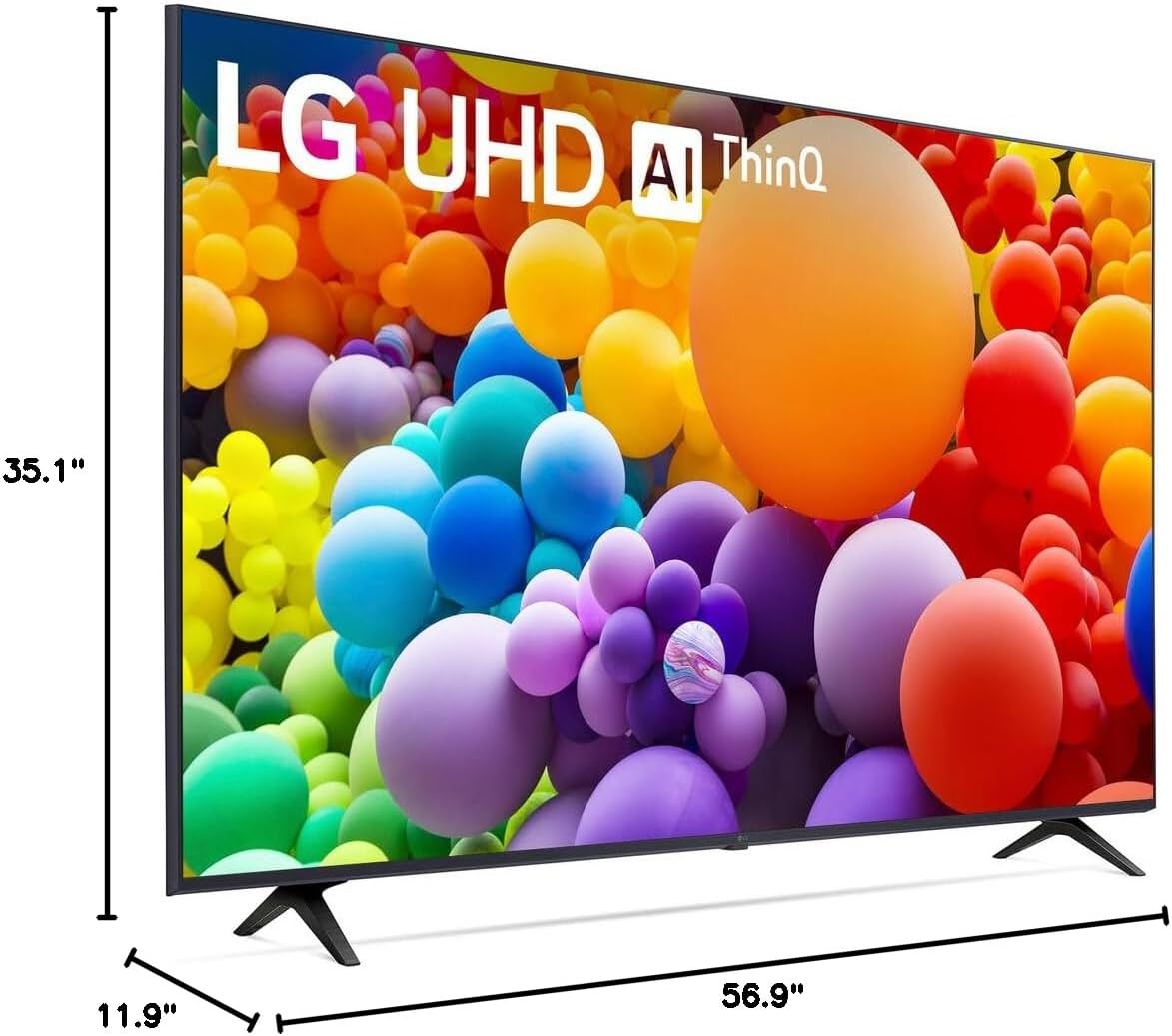 LG E6LG65UT7570PUB 65" 4K UT75 Series LED Smart TV Bundle