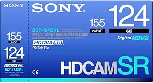 Sony BCT124SRL HDCAM SR 124 Minute Large Video Tape