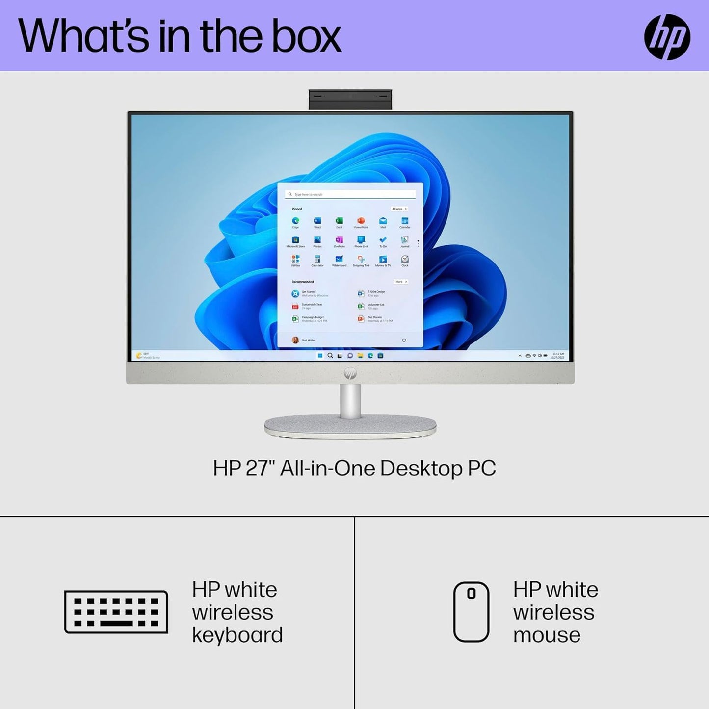 HP HP 27 All-In-One: Touchscreen Desktop, Ultra 7, 32GB, 2TB SSD