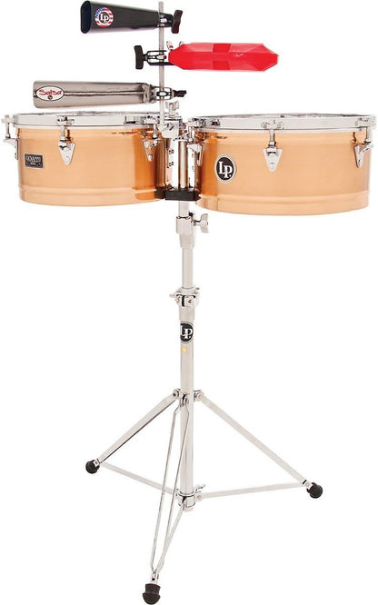 Latin Percussion LP1314-GIO Bronze Timbal Set