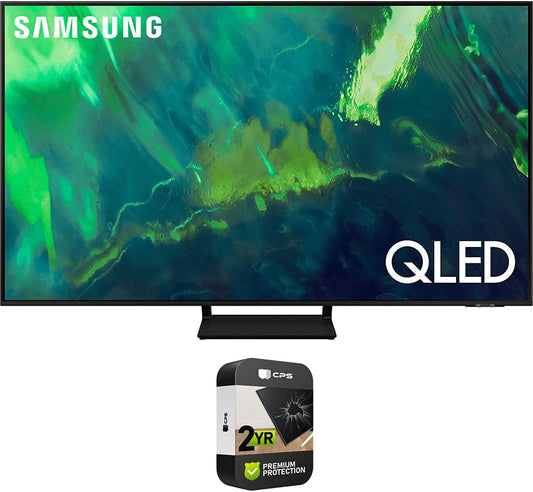 Samsung QN85Q70AA 85" 4K QLED TV (Renewed) Bundle
