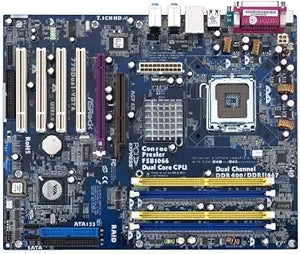 ASRock 775DUAL-VSTA Motherboard with Intel CPU & Fan — main product image