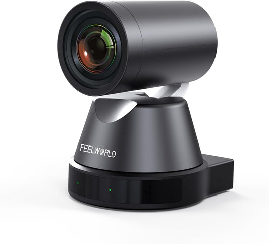 FEELWORLD 4K12X PTZ Camera with AI Tracking & POE