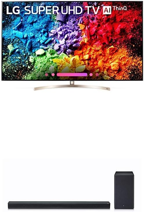 LG 65K9500PUA 65-Inch 4K UHD Smart TV Bundle + SK8Y Sound Bar